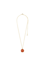 PILGRIM Sense Agate Necklace in Gold by Pilgrim