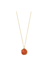 PILGRIM Sense Agate Necklace in Gold by Pilgrim
