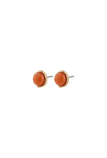 PILGRIM Sense Stud Earrings in Gold by Pilgrim