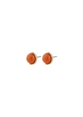 PILGRIM Sense Stud Earrings in Gold by Pilgrim