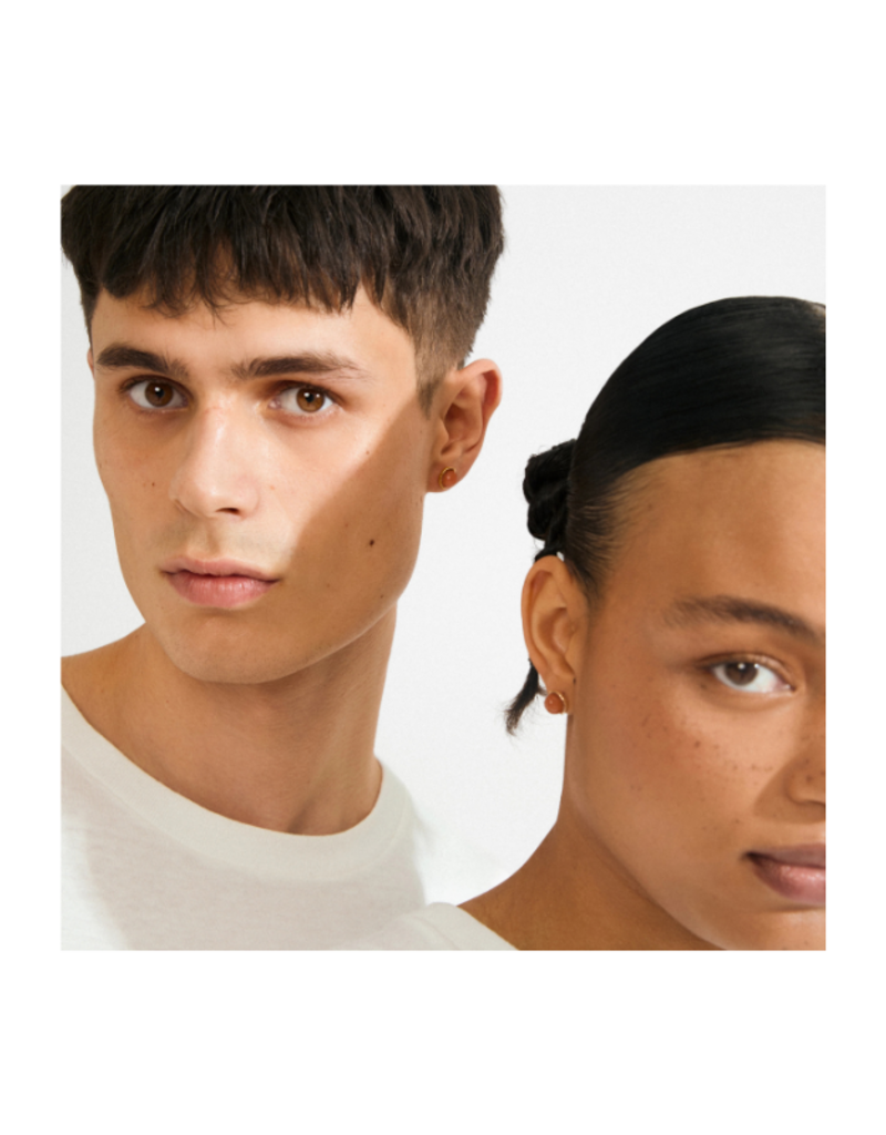 PILGRIM Sense Stud Earrings in Gold by Pilgrim