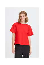 ICHI Matine Short Sleeve in Racing Red by ICHI