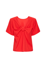 ICHI Matine Short Sleeve in Racing Red by ICHI