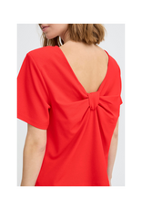 ICHI Matine Short Sleeve in Racing Red by ICHI