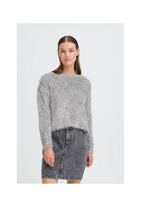 ICHI Blizi Long Sleeve in Silver by ICHI