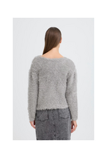 ICHI Blizi Long Sleeve in Silver by ICHI