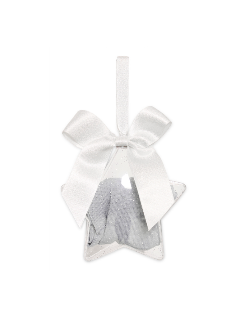 ICHI Sock Ornament in Silver by ICHI