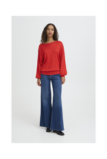 ICHI Mopaz Long Sleeve in Racing Red by ICHI