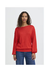 ICHI Mopaz Long Sleeve in Racing Red by ICHI