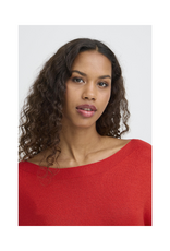 ICHI Mopaz Long Sleeve in Racing Red by ICHI