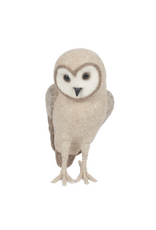 Ivory Wool Owl Small