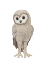 Ivory Wool Owl Large