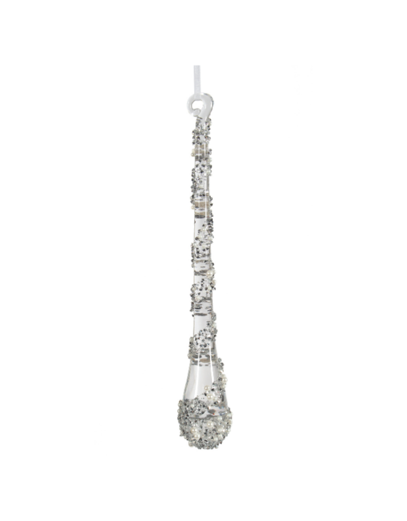 Clear Icicle Ornament