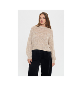 Saint Tropez Norali Pullover in Seedpearl Melange by Saint Tropez