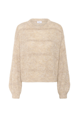 Saint Tropez Norali Pullover in Seedpearl Melange by Saint Tropez