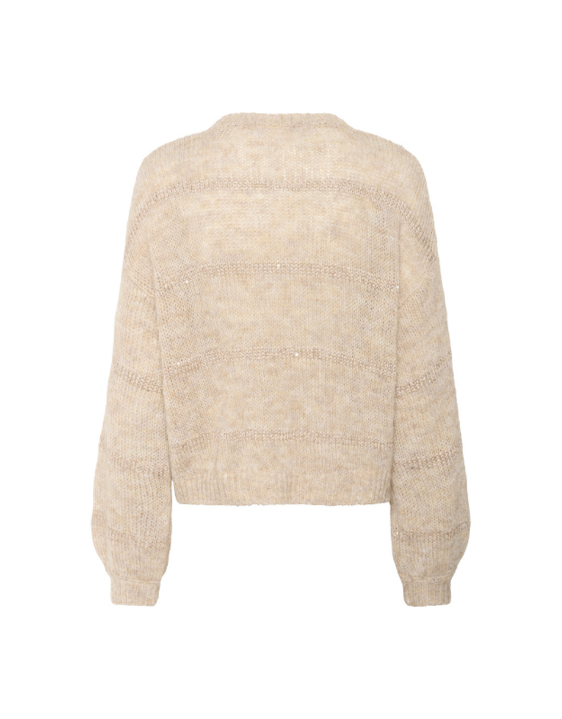Saint Tropez Norali Pullover in Seedpearl Melange by Saint Tropez