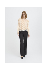 ICHI Elki Long Sleeve in Almond Milk by ICHI