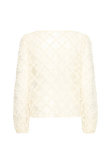 ICHI Elki Long Sleeve in Almond Milk by ICHI