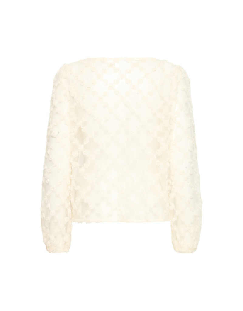 ICHI Elki Long Sleeve in Almond Milk by ICHI