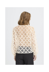 ICHI Elki Long Sleeve in Almond Milk by ICHI