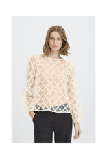 ICHI Elki Long Sleeve in Almond Milk by ICHI