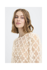 ICHI Elki Long Sleeve in Almond Milk by ICHI