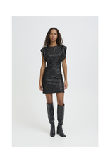 ICHI Fauca Sequin Dress in Black by ICHI
