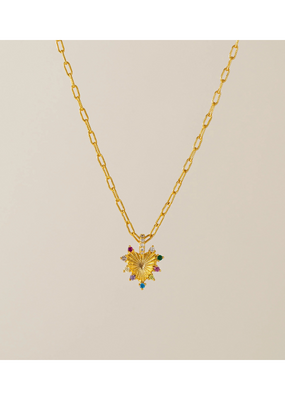 Lover's Tempo Love Token Heart Mixed Necklace by Lover's Tempo