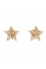 Lover's Tempo Mini Debut Star Stud Earrings Gold by Lover's Tempo