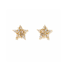 Lover's Tempo Mini Debut Star Stud Earrings Gold by Lover's Tempo