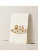 Lover's Tempo Debut Heart Stud Earrings Gold Mini by Lover's Tempo