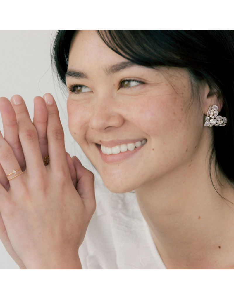 Lover's Tempo Debut Heart Stud Earrings Gold Mini by Lover's Tempo