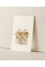 Lover's Tempo Chapel Heart Hoop Earrings Mixed by Lover's Tempo