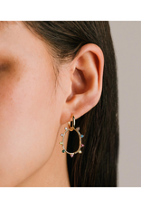 Lover's Tempo Circa Oval Drop Hoop Mixed Earrings by Lover's Tempo
