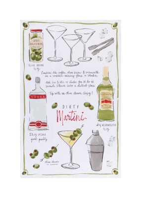 Danica Martini Print Tea Towel