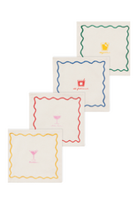 Danica Set/4 Happy Hour Cocktail Napkins