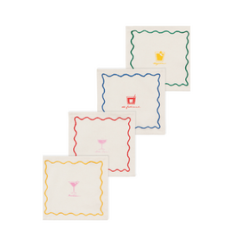 Danica Set/4 Happy Hour Cocktail Napkins