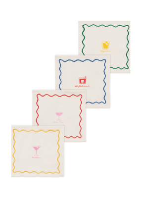 Danica Set/4 Happy Hour Cocktail Napkins