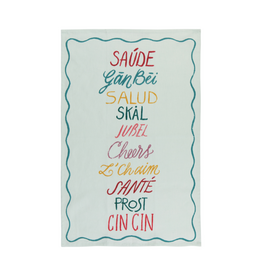 Danica Cheers All Around Tea Towel