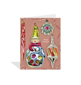 Rosy Ornaments Card