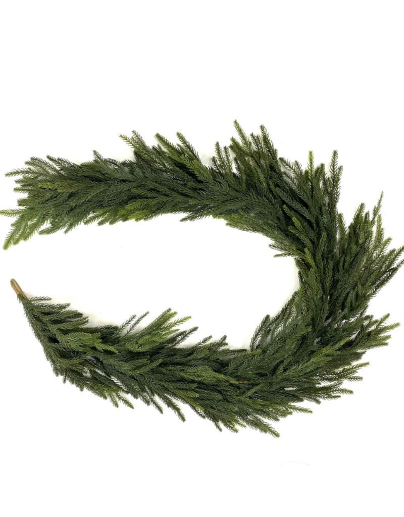Norfolk Pine Garland Dark 6'