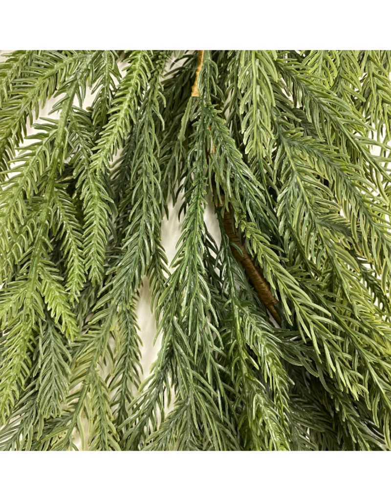 Norfolk Pine Garland Dark 6'