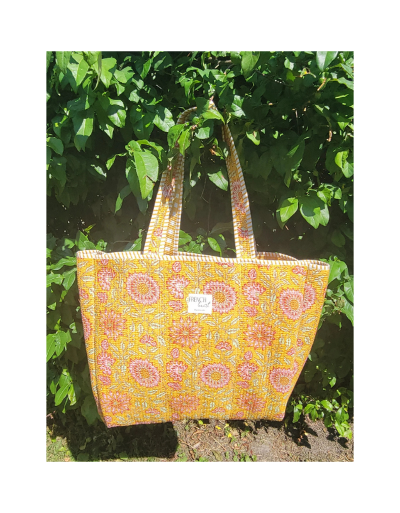 French Toast Weekend Tote in Gingham Golden by French Toast