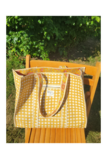French Toast Weekend Tote in Gingham Golden by French Toast