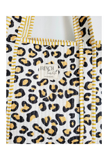 French Toast Weekend Tote in White Cheetah by French Toast