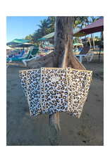 French Toast Weekend Tote in White Cheetah by French Toast