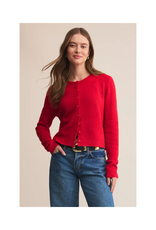 Z Supply Medina Cardigan in Festive Red by Z Supply