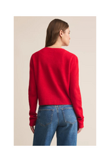 Z Supply Medina Cardigan in Festive Red by Z Supply
