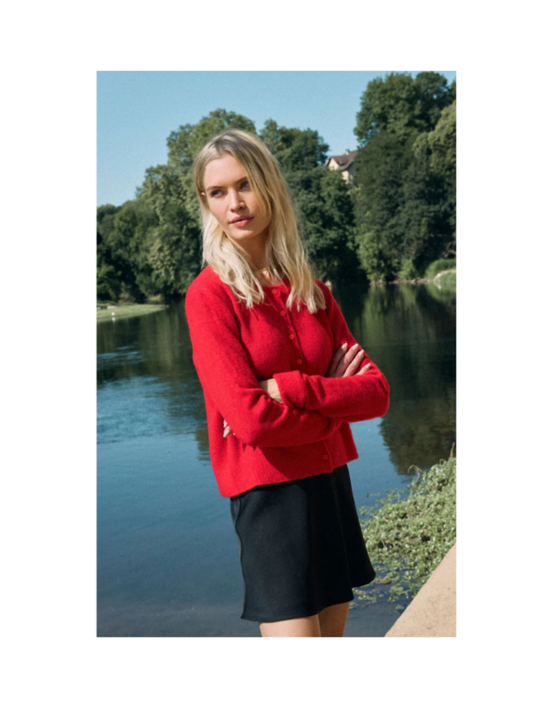 Z Supply Medina Cardigan in Festive Red by Z Supply