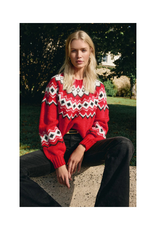 Z Supply Adornment Sweater in Festive Red by Z Supply